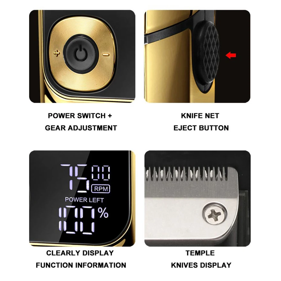 

Kemei Electric Shaver for Men Twin Blade Waterproof Reciprocating Cordless Razor USB Rechargeable Shaving Machine Barber Trimmer