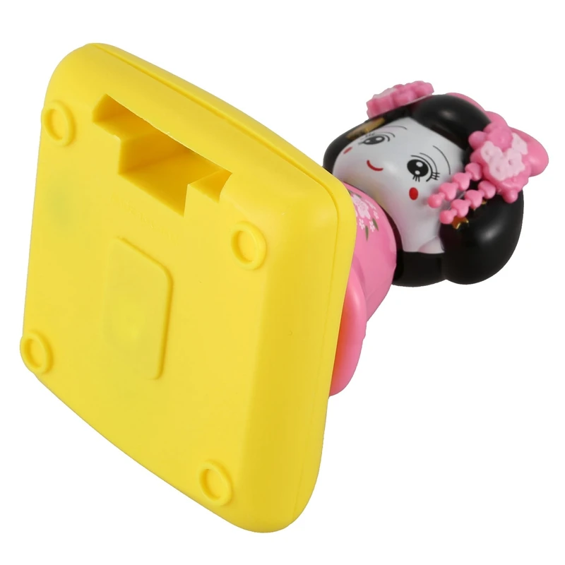 Игрушечная фигурка на солнечной батарее японское кимоно Майко Гейша-розовый |