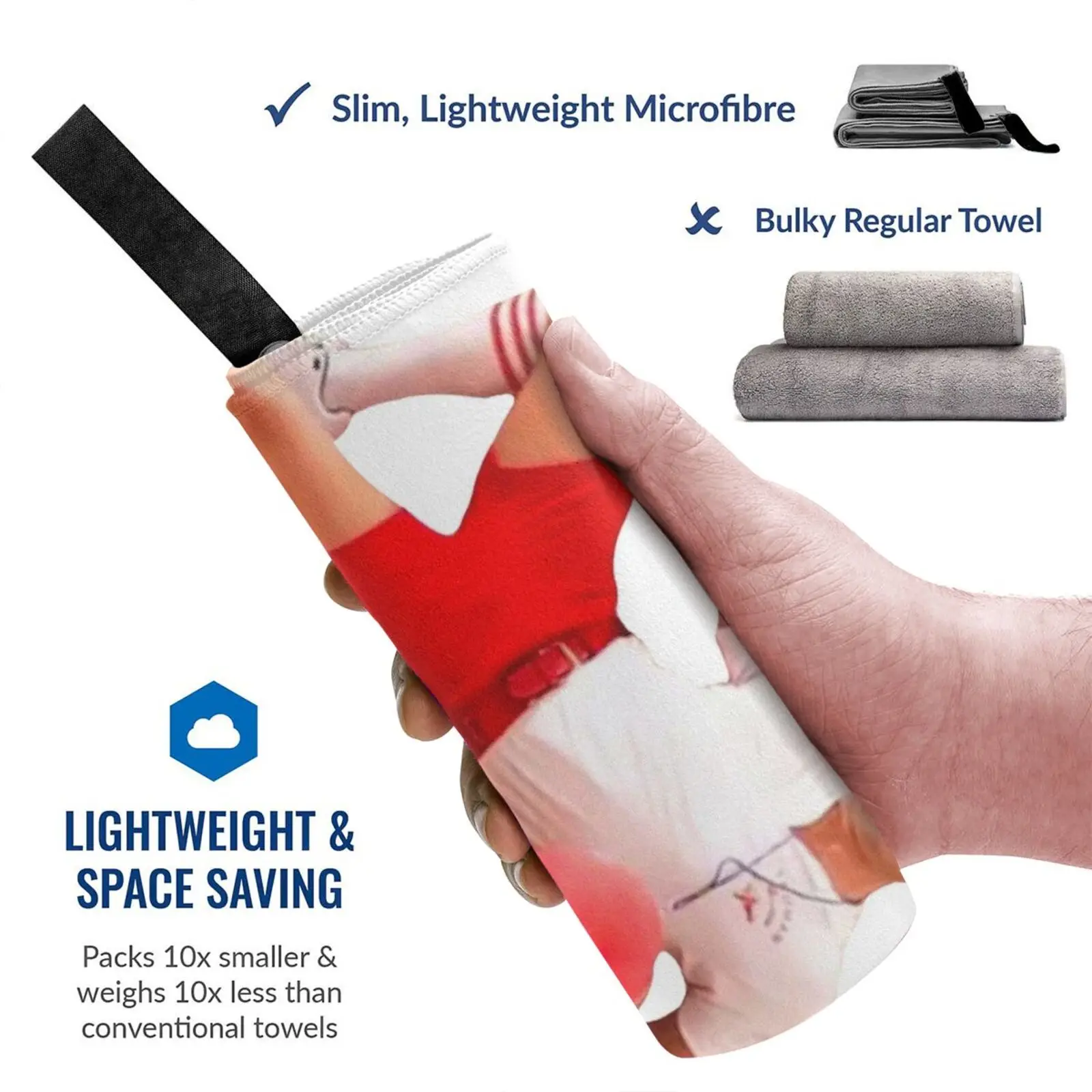 Быстросохнущее полотенце Дина для учеников спортзала Спортивная ванночка