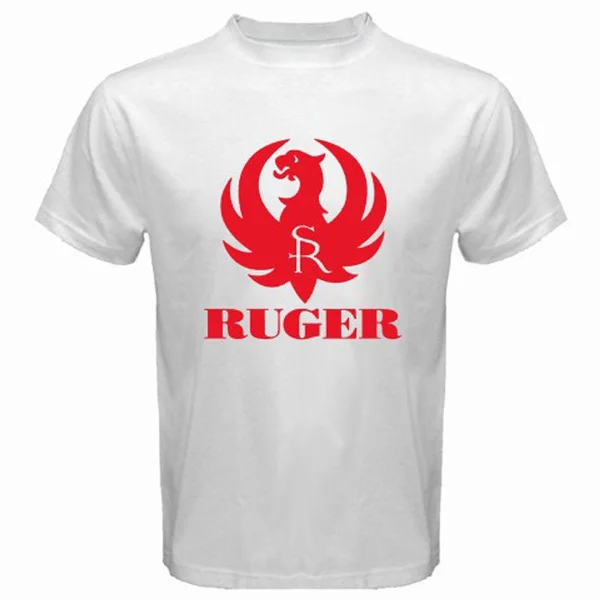 

Ruger Pistol Gun Revolver 2nd Amendment Gun Firearms White T-Shirt Size S-3XL