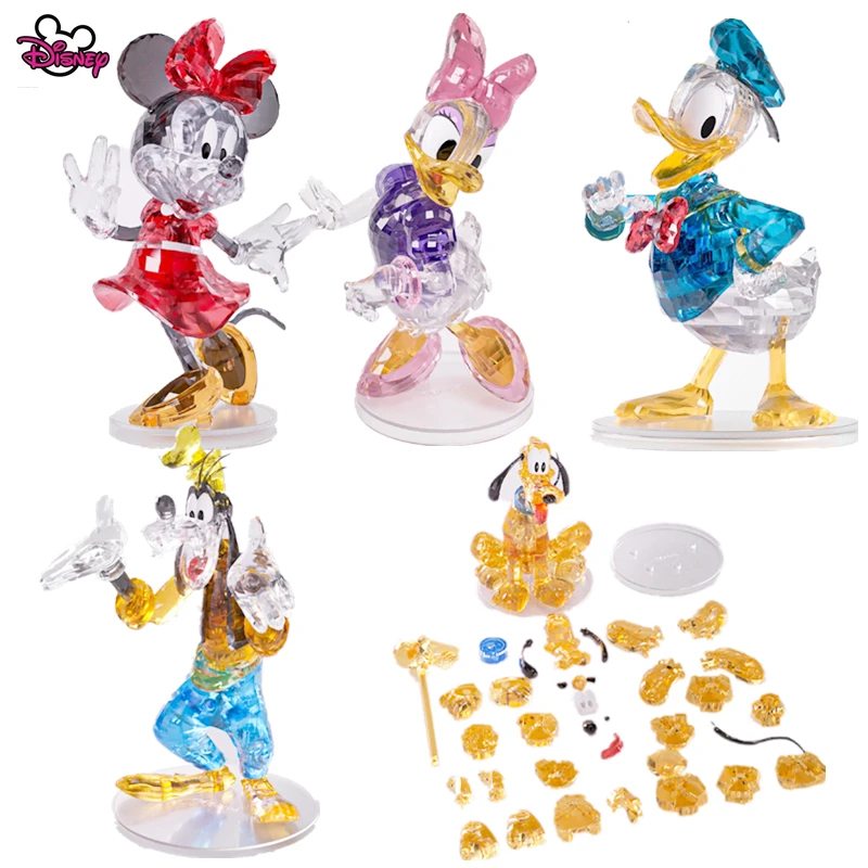Конструктор Микки Disney Дональд Дак трехмерный кристаллический конструктор