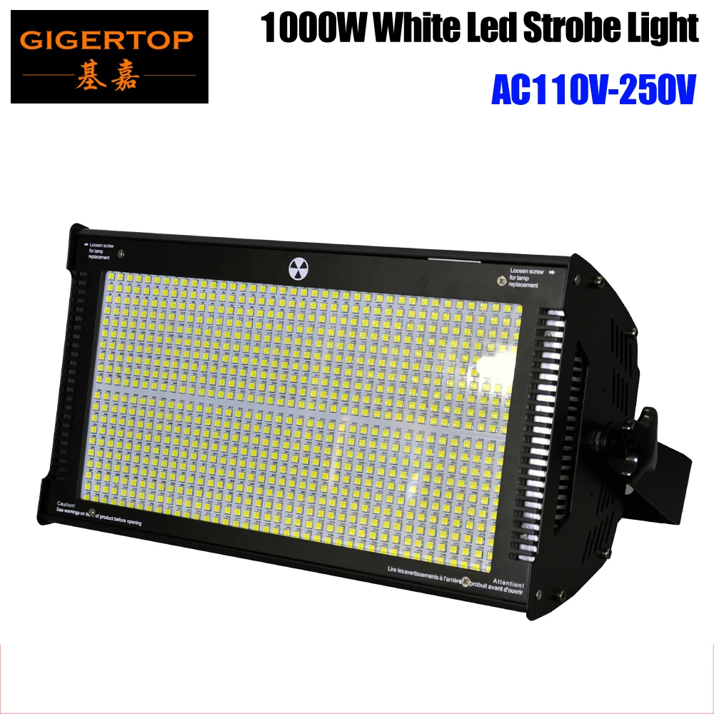 Светодиодный стробоскоп TIPTOP Stage 1000W 3PIN/5PIN DMX512 Входной/Выходной разъем ЖК дисплей