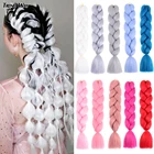 Волосы синтетические Джамбо, 24 дюйма, 100 г, светлые, золотые, зеленые, коричневые