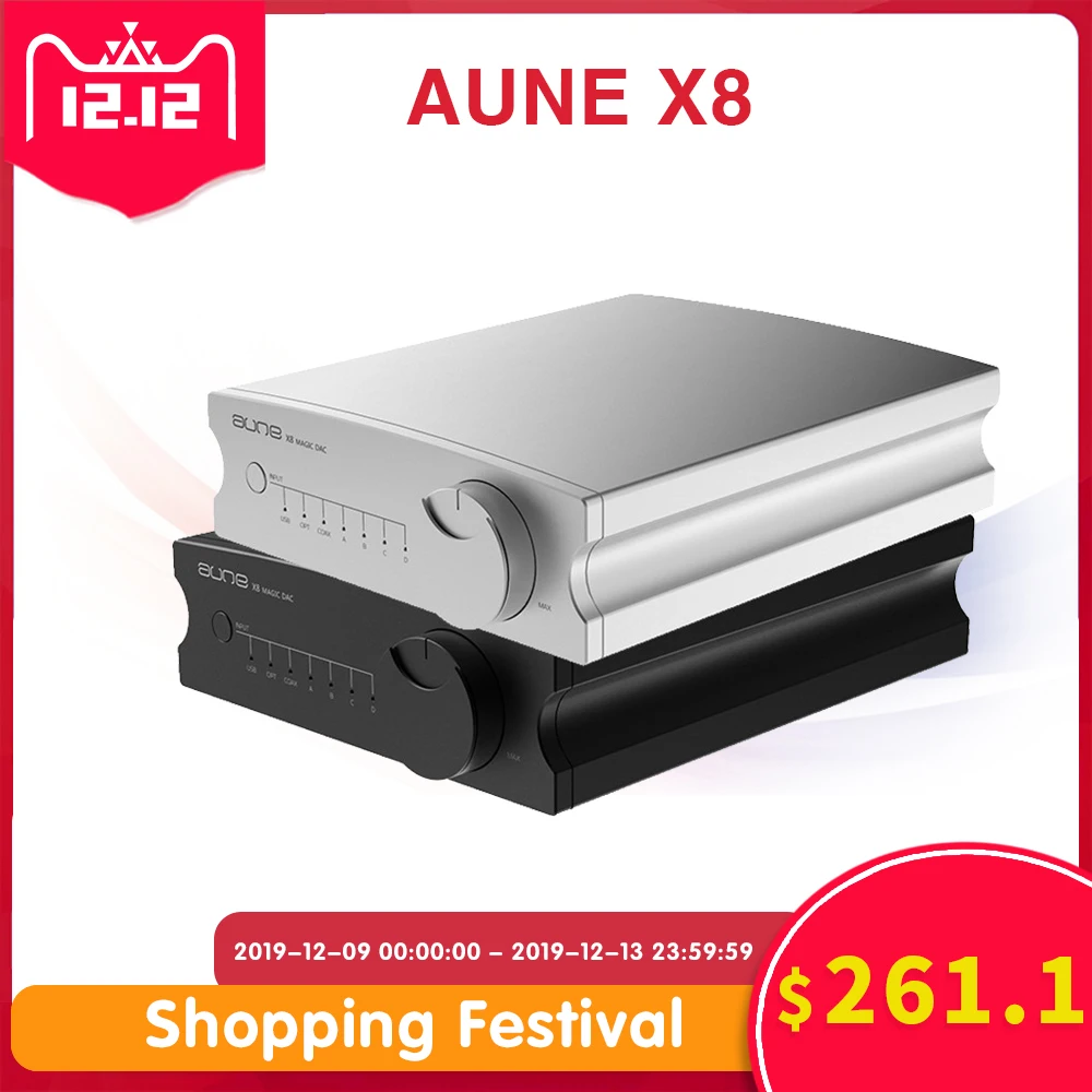 AUNE X8 HIFI DAC аудио декодер ES9038Q2M USB DAC Amp DSD512 коаксиальный Оптический PCM32bit 768 кГц