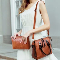 4pcsset crossbody bag stylish zipper all match washable sling bag set for dating women shoulder bag women tote bag