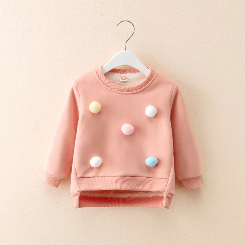 Толстовка для маленьких девочек пальто мальчиков осенняя футболка с длинным