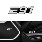 3D наклейка для стайлинга автомобиля, алюминиевая эмблема, внутренний динамик, звуковой значок для BMW E91 325i 328i 335i