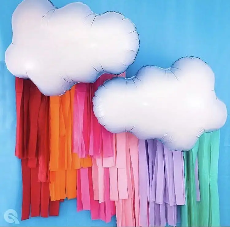 Синий и белый цвет искусственный самолет украшение для вечеринки детский