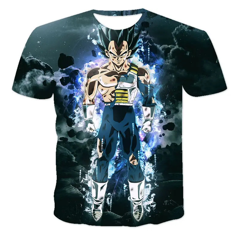 

Anime Cartoon 2021Spring And Summer Boys And Girls 3DPattern Short-Sleeved T-Shirt O-Neck Girl Hip-Hop Trend Anime Cartoon4T-14T
