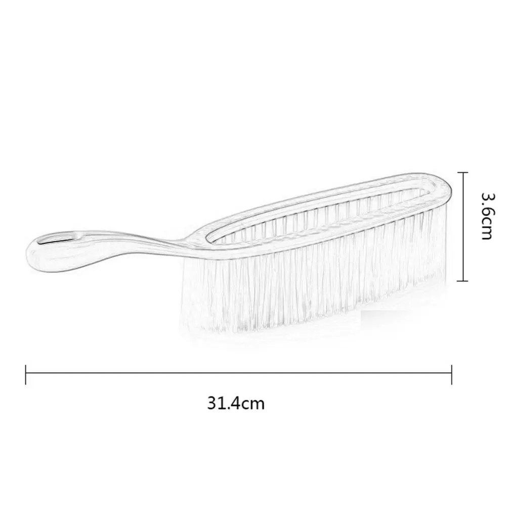 

Sheet dusting plastic brush