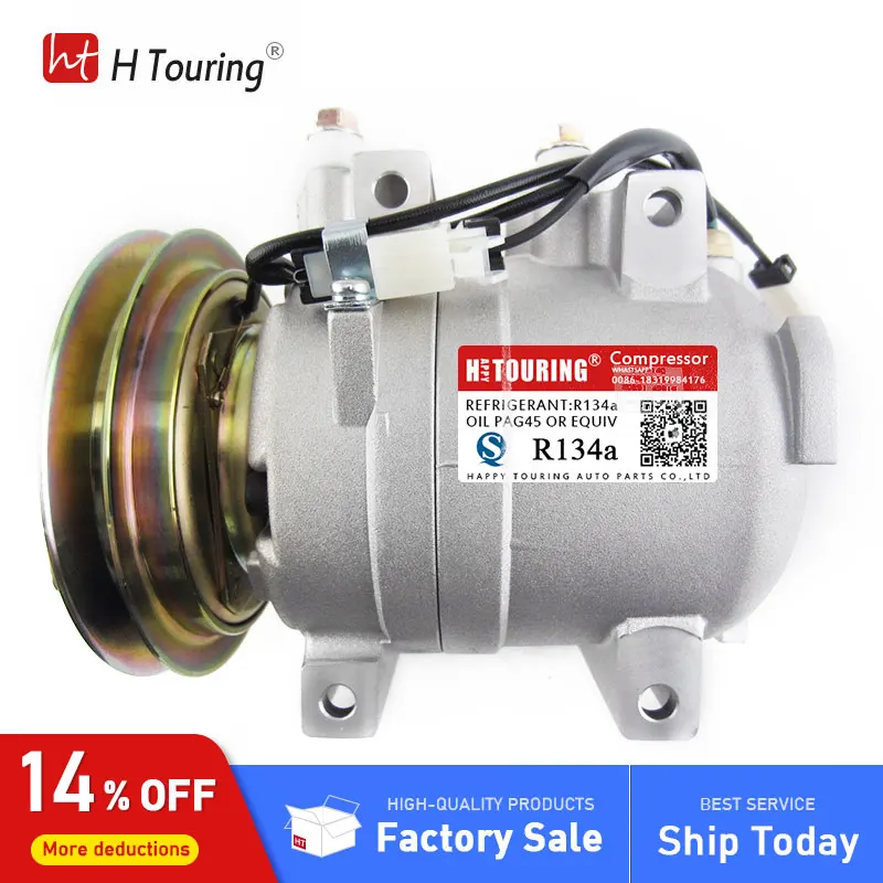 Компрессор переменного тока DKV14C для Kia Sportage 2.0L1995-2002 R03703 0K01A61450A 0K01A 61 450A