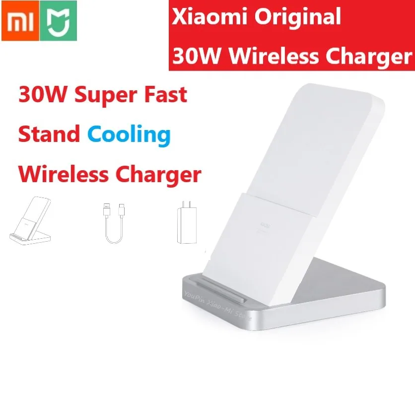 Новое оригинальное Беспроводное зарядное устройство Xiaomi 30W Max 19V применяется к Mi9