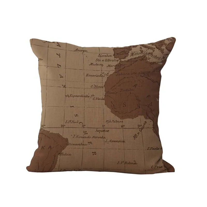 Новая подушка чехол s хлопковая и льняная Подушка Чехол напечатанная наволочка с