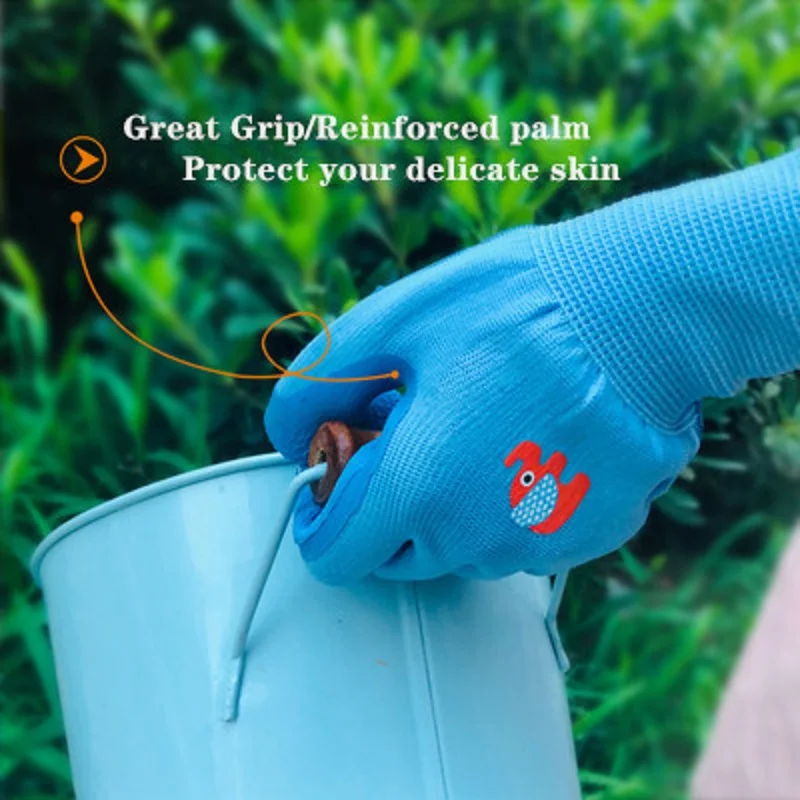 Садовые перчатки для детей 4 13 лет латексные нейлоновые защитные анти пирсинг