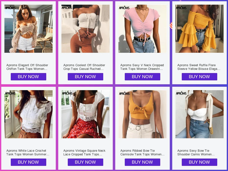 Aproms Элегантный с плеча кружева Mesh Crop Top Для женщин пикантные открытые белые бак тосп Прохладный расклешенными рукавами для девочек трубки майки