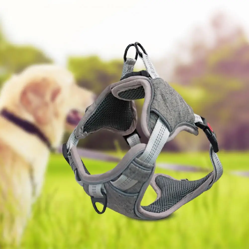 

Модные собаки для кошек домашних животных щенков воротником и сетчатой вставкой, удобные Светоотражающие элементы на прочная застежка Тип ...