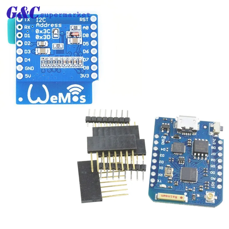 Для WeMos D1 Mini Pro NodeMcu ESP8266 ESP-8266EX CP2104 3 V керамическая антенна USB для UART IC WIFI IOT diy