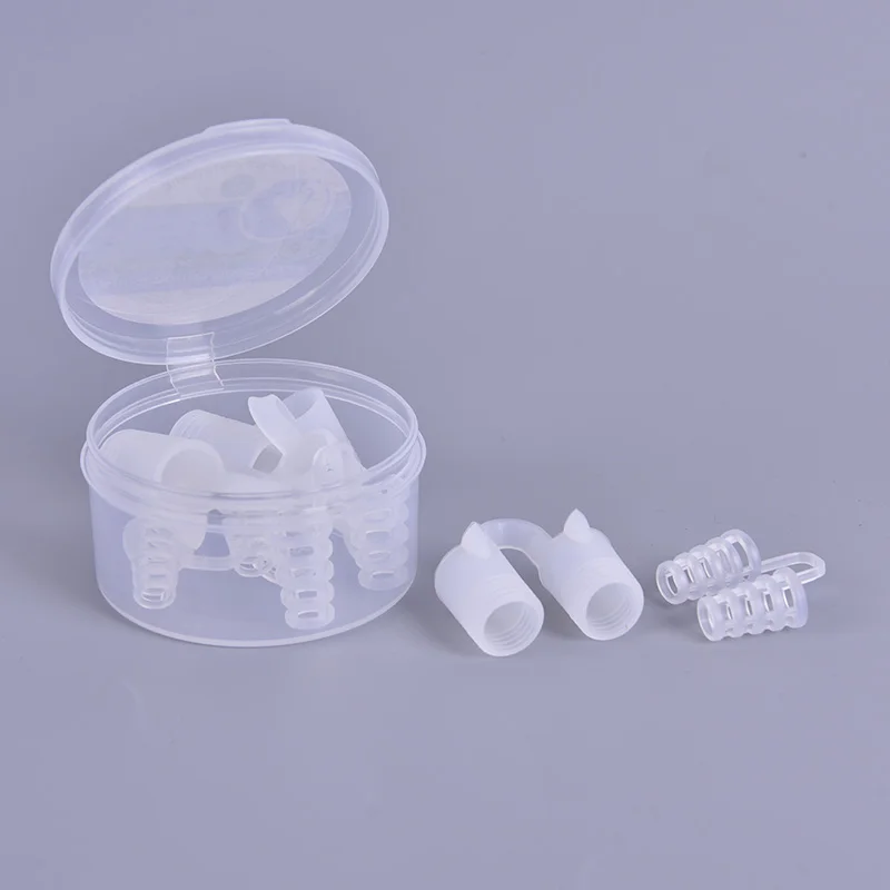 

4/8pcs Breathable Easy Sleep Snore Stopper Aid Nasal Dilators Device Anti Snoring Nose Clip Cones Nose Congestion Aid