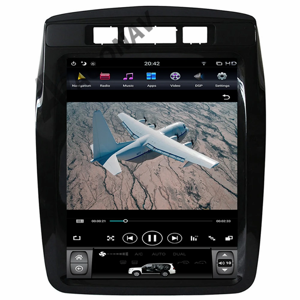 AOONAV Автомобильный сенсорный экран Радио мультимедийный плеер для Volkswagen VW Touareg 2010
