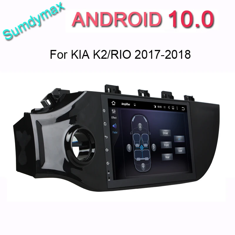 9 дюймовый автомобильный gps навигации плеер для kia K2 Рио 2017 2018 Европа android 10 аудио