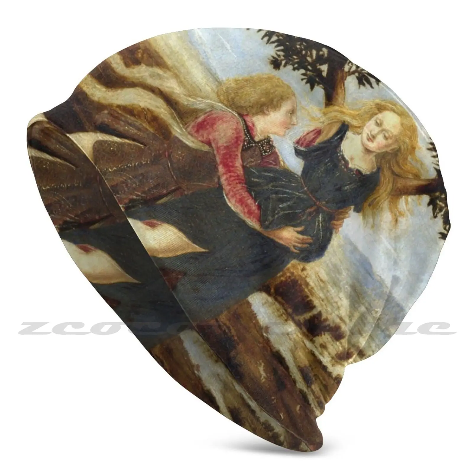 

Piero Del Pollaiolo Apollo And Daphne Personalized Pattern Knit Hats Plus Size Elastic Soft Cap Piero Del Pollaiolo Apollo