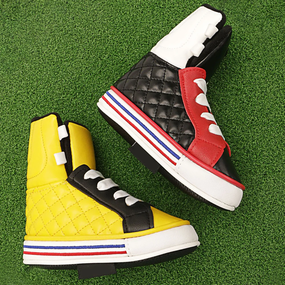 

Shoes Golf Blade Putter Head Cover PU Golf Club Head Cover Unisex Golf Accessories Club Heads Golf Club Protectors Accessories