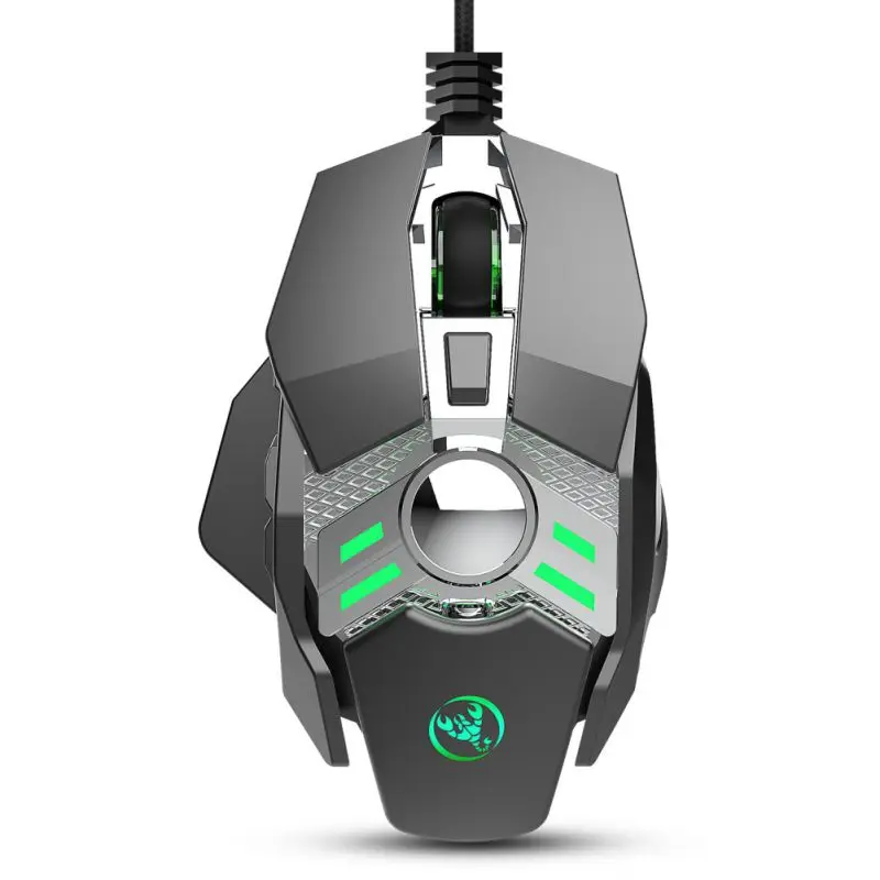 J200 Механическая мышь, USB игровая мышь, 6400 dpi, 7 клавиш, программируемая проводная мышь для макросъемки, эргономичная мышь для ПК и ноутбука