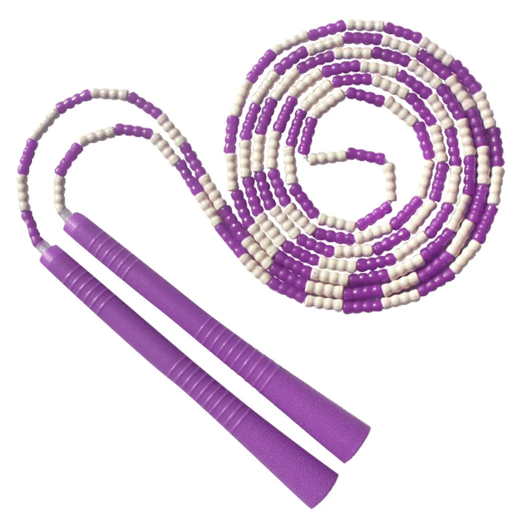 Скакалка с мягкими бусинами и сегментной длиной Регулируемая оборудование для