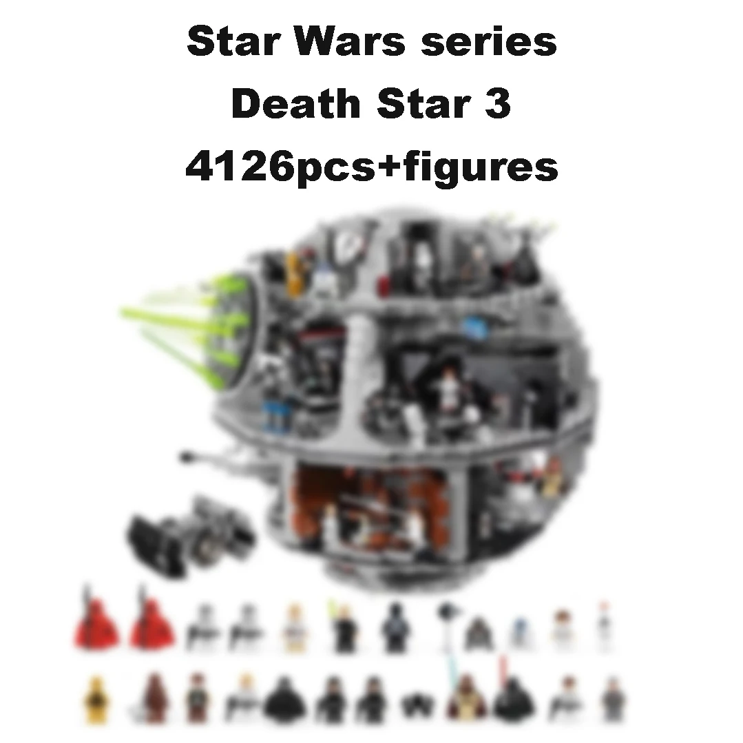 

4126pcs Death Star 3 Compatible with MOC Legouingly Minifigures Stars Plan Building Blocks Wars Toys Brick for Children Kids