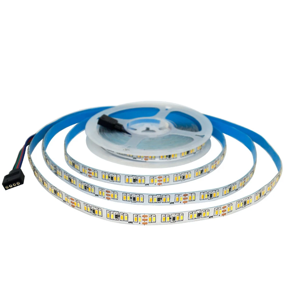 Светодиодная лента 5 м 3014 cct Водонепроницаемая Праздничная декоративная лампа с