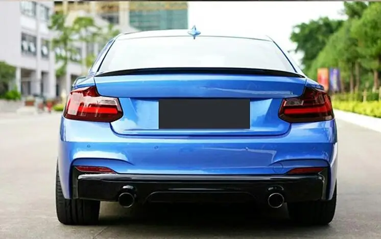 

Carbon Fiber Car Rear Trunk Lip Spoiler Wing Fits For BMW 2 Series 218i 220i 225d 228i 2014 2015