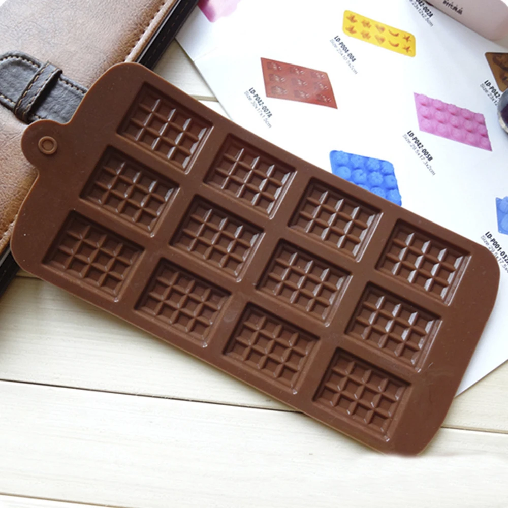 Силиконовая форма 12 равномерных цветов сделай сам для конфет бара инструменты