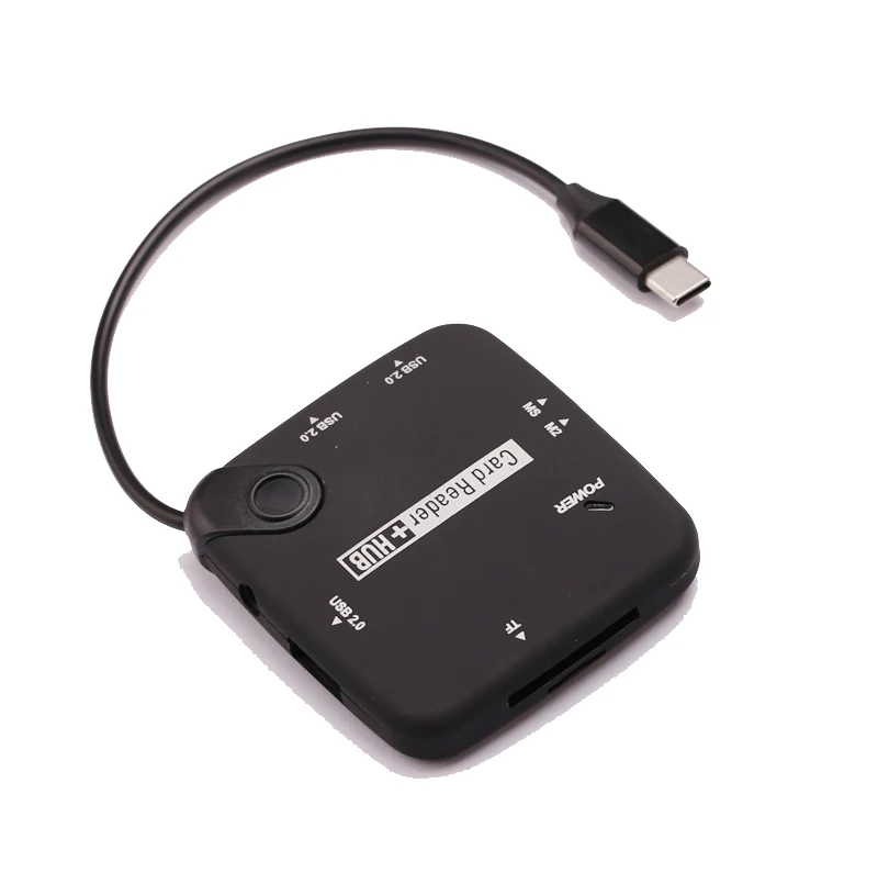 Адаптер Type-C для USB-концентратора устройство чтения карт Micro SD TF MS M2 адаптер OTG MacBook