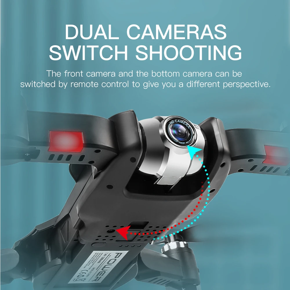 Новейший Радиоуправляемый Дрон S17 с двумя камерами 1080P 4K HD живое видео FPV