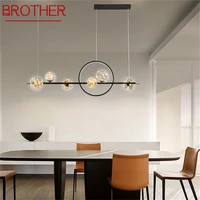 brother nordic creative pendant light modern lamp led 3 colors fixtures decorative for home dining room