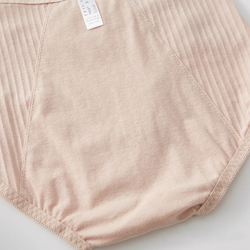 Трусы женские хлопковые с высокой талией защитой от протекания 4 шт./лот | Женская