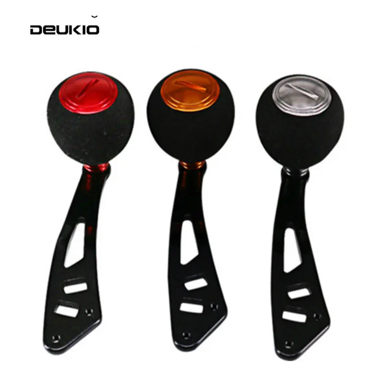 DEUKIO новая Рыболовная катушка Запчасти Single Rocker Arm EVA ручка прямая Lei до середины