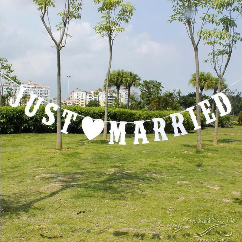just married Heronsbill деревенский Свадебный фотостенд, украшение стола, винтажные принадлежности для вечеринки-девичника, курицы, ночные аксессуары - Цвет: just married