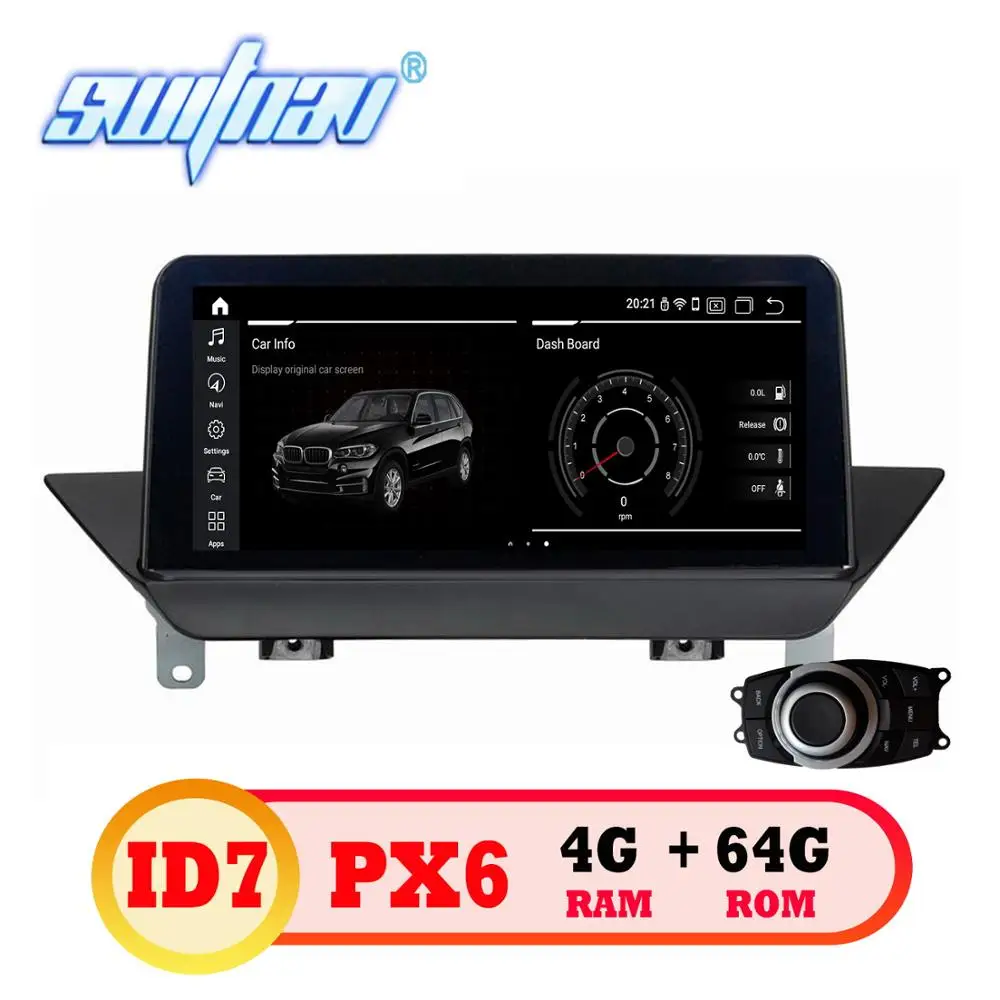 Автомобильный DVD плеер ID7 на Android 9 0 для BMW X1 E84 поставка с iDrive без оригинального
