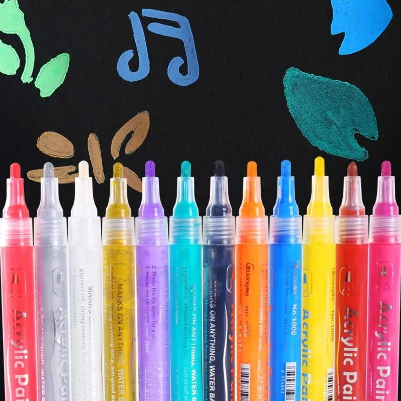 Акриловый маркер ручная роспись камень Эд керамический сделай сам фотоальбом