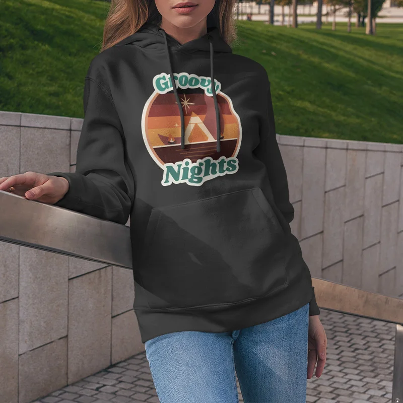 

Customized Print Casual Women's Hoodies Hooded Long Sleeve Loose Sweatshirts Couples 2020 Autumn Pullover Plus Size Sweatshirt