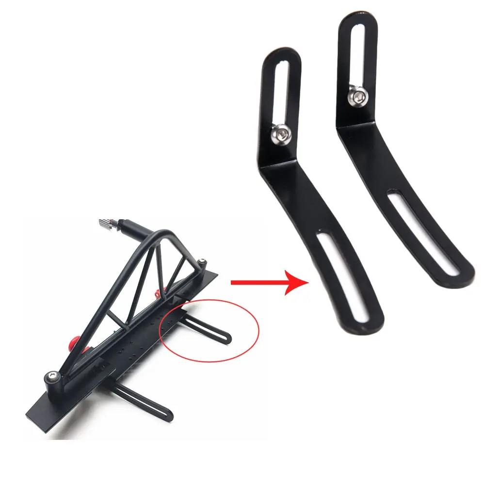 1/10 металлический бампер с фиксированным кронштейном регулируемый разделенный