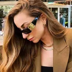 Новинка 2021, стильные маленькие солнцезащитные очки в европейском и американском стиле, в стиле ретро, женские индивидуальные солнцезащитные очки с персонажами онлайн-знаменитостей