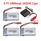 3,7 V 1000mAh 25C Литий-полимерный аккумулятор 102542 для HQ898B H11D H11C H11WH T64 T04 T05 F28 F29 T56 T57 запасные части для радиоуправляемого дрона Qaudcopter