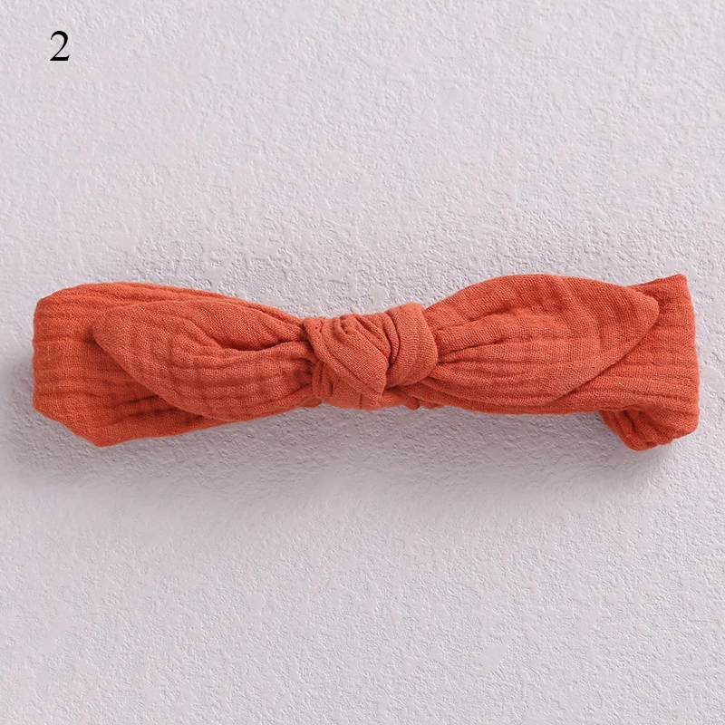 

Baby Elastic Hair Bands Knot Hair Accessories Playa Tie Cotton Linen Kids Headwear Girl Headband Toddler Rabbit Ear Turban