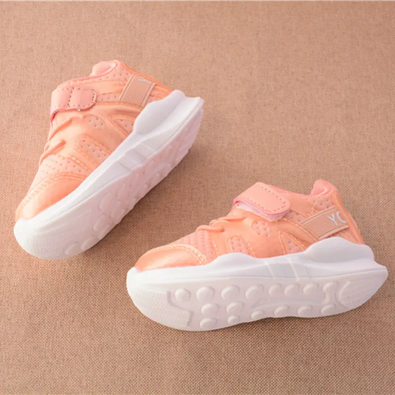 

Children Shoes for Boys Sneakers Baby Casual Girls Running Kids White Sports Shoes Fashion Light Flat Soft Breathable PU Leather