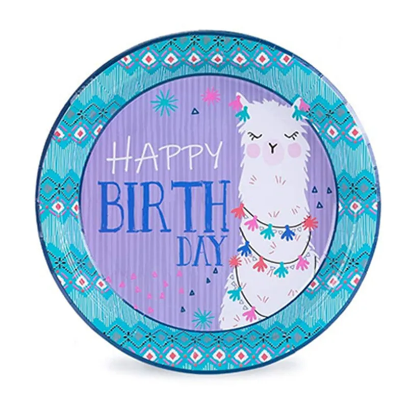 Салфетки из ламы и альпаки Fw41 бумажные тарелки стаканы | Дом сад