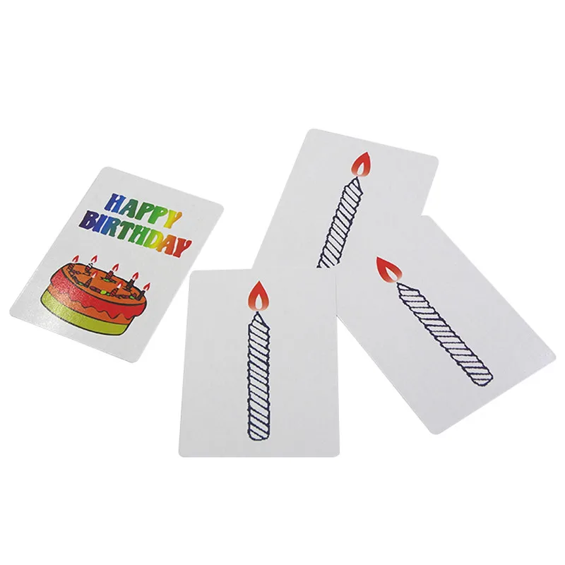 1 набор карт С Днем Рождения сценические магические иллюзии уличные трюки легкие