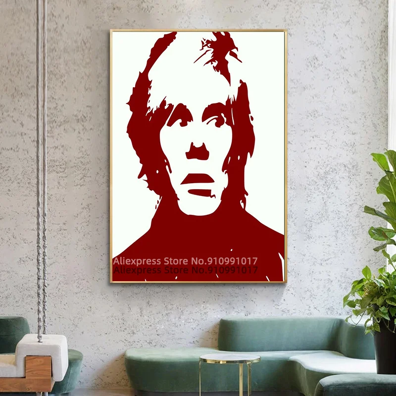Andy Warhol Pop Art портретный плакат холст с рисунком настенные красочные картины для