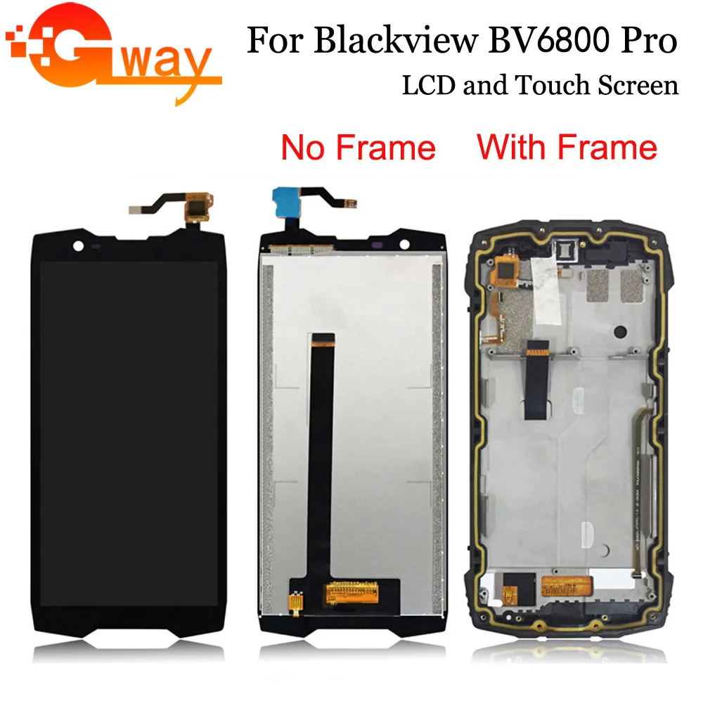 5,7 дюймов для Blackview BV6800 Pro ЖК-дисплей+ кодирующий преобразователь сенсорного экрана в сборе с рамкой тестирование+ Инструменты